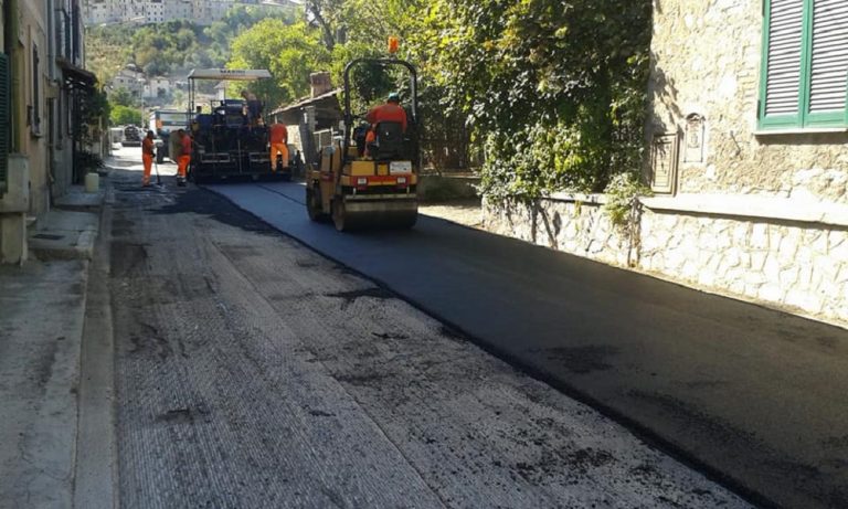 Contigliano, iniziati i lavori di manutenzione delle strade comunali