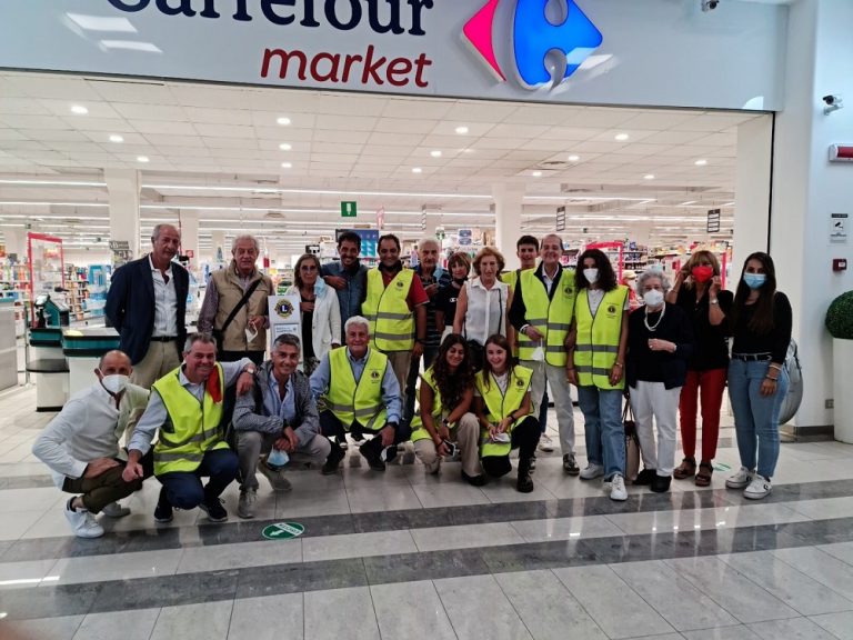 Lions Club Rieti Host, mercoledì 6 ottobre raccolta alimentare presso il centro commerciale L’Aliante