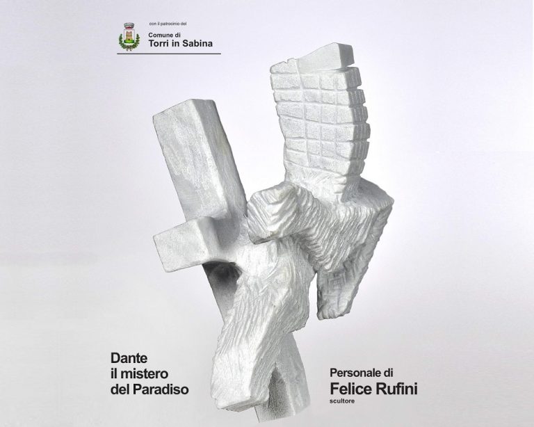 Lo scultore Felice Rufini espone a Vescovio di Torri in Sabina