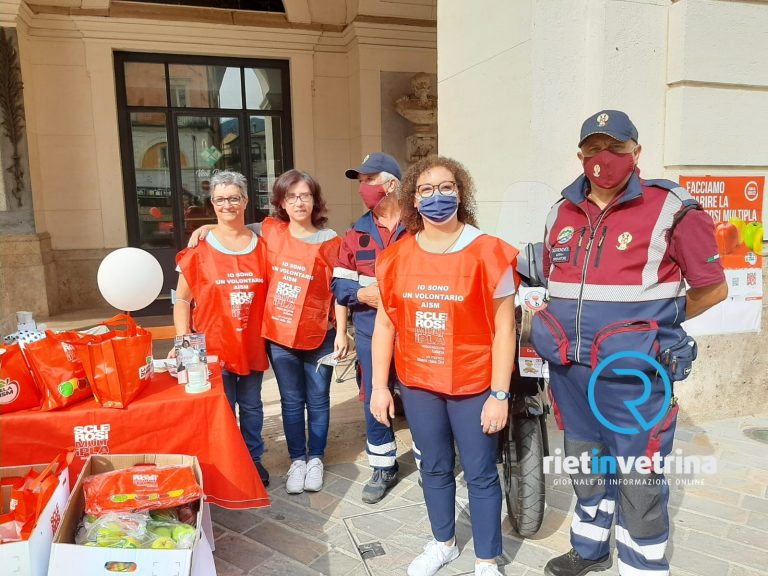 Mele della Salute AISM, a Rieti e provincia venduti oltre 1.000 sacchetti – LE FOTO