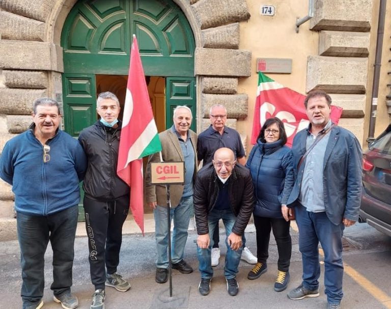 CGIL Rieti, UIL e PD insieme per dare solidarietà alla CGIL Nazionale
