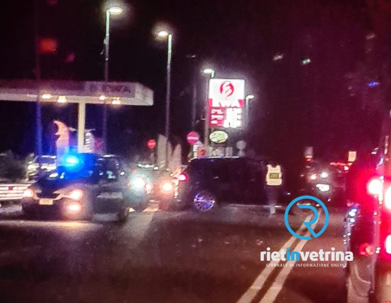 Incidente moto-auto sulla Rieti – Terni