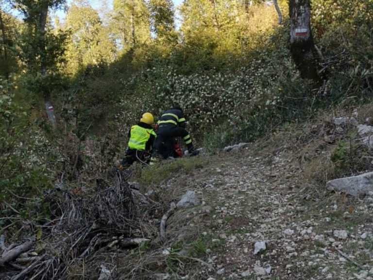 Vigili del Fuoco intervengono a Cottanello per recuperare coppia di escursionisti olandesi
