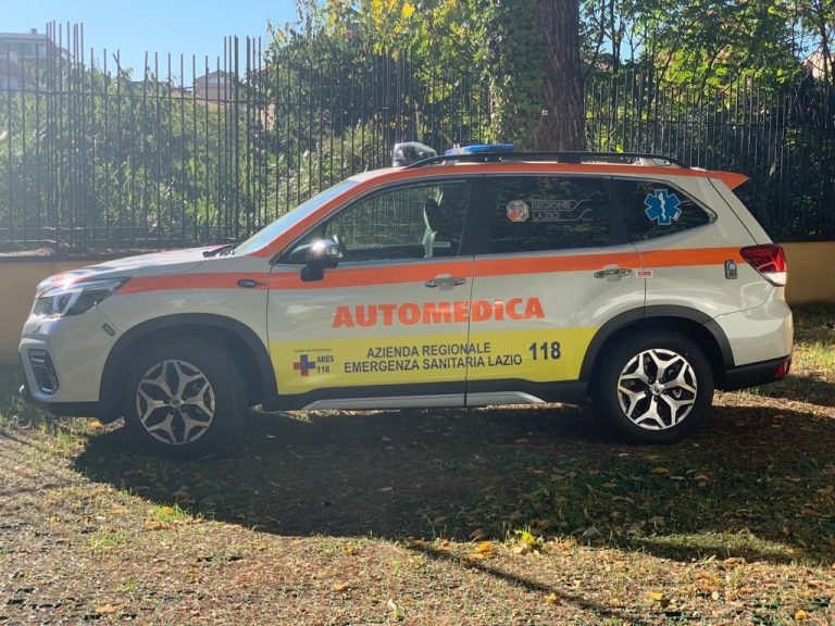 Lazio, D’Amato: “Undici nuove automediche pronte a entrare in servizio”