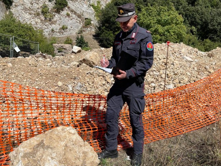 Gestione illecita di rifiuti. Intervengono i Carabinieri. Due i denunciati