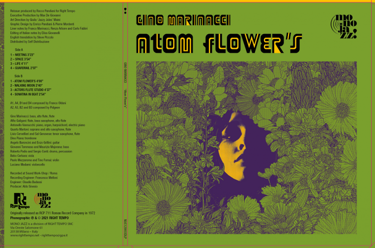 Ristampato “Atom Flower’s”, vinile del jazzista Gino Marinacci