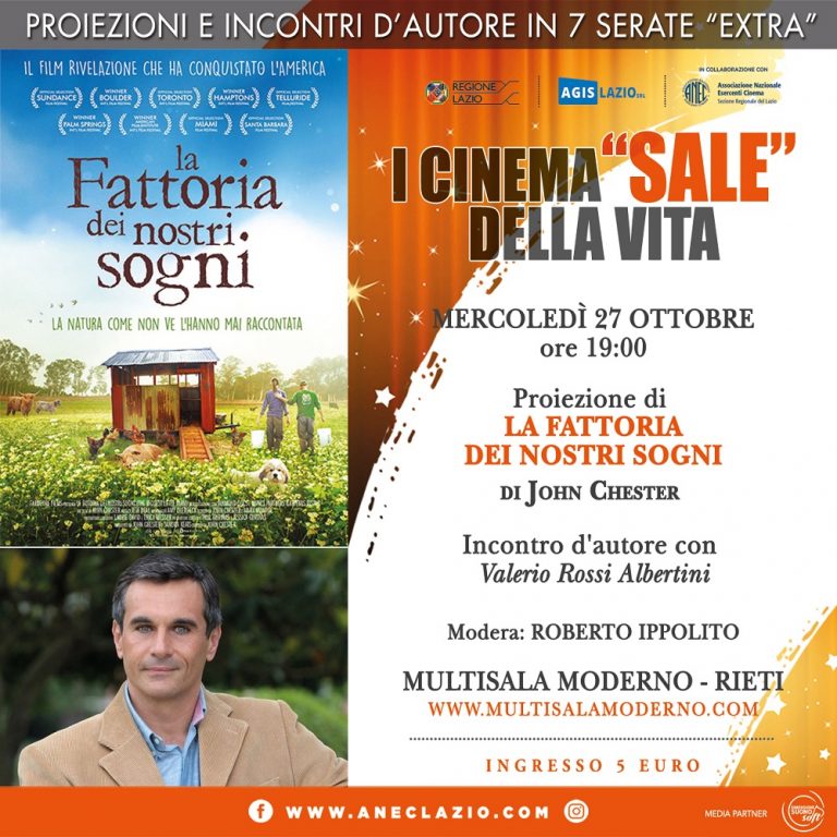La fuga dalla città al Moderno di Rieti con Rossi Albertini e “La fattoria dei nostri sogni”