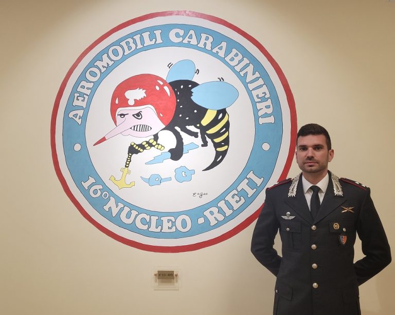 Si è insediato il Tenente Marco Rotondi, nuovo Comandante del 16° Nucleo Elicotteri Carabinieri di Rieti