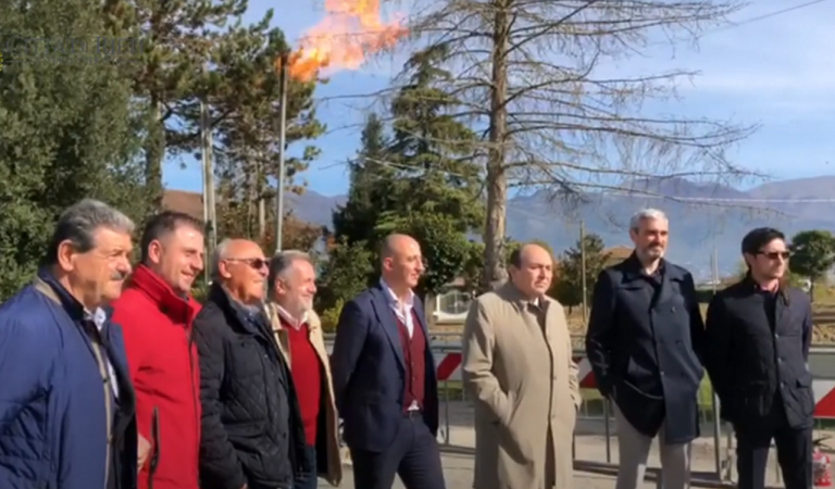 Metano nella Piana Reatina, inaugurati i primi sei chilometri