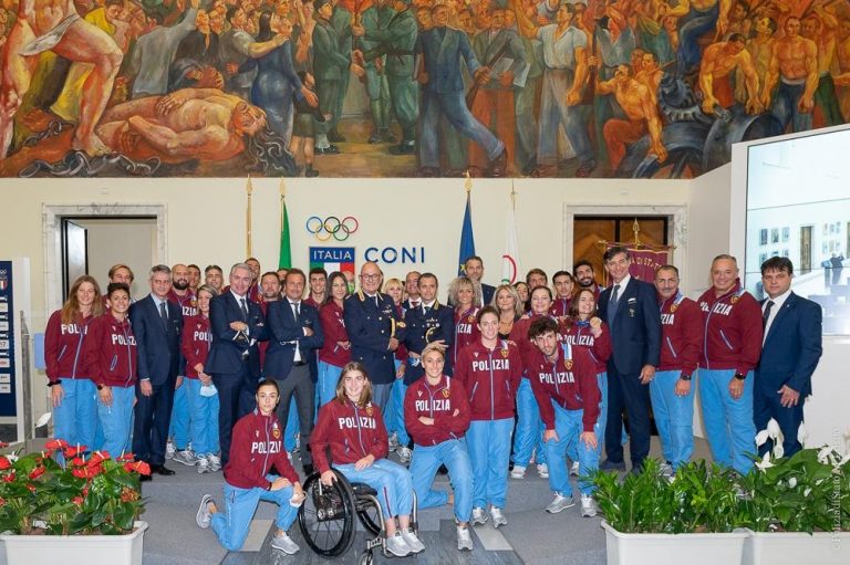 Terzo raduno Gruppo Sportivo Polizia di Stato Fiamme Oro. Presente la reatina Martina Caramignoli
