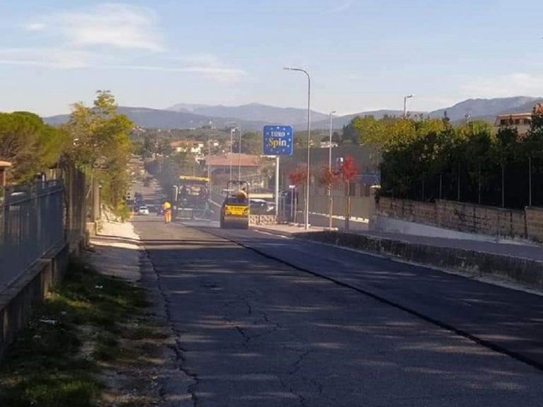 Iniziati i lavori di rifacimento del manto stradale Osteria Nuova – bivio di Toffia