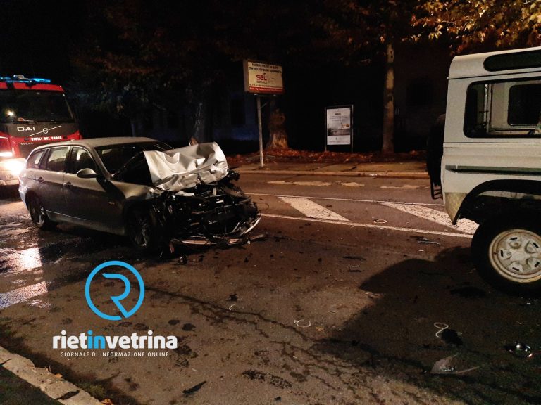 Maxi tamponamento in viale Maraini. Quattro auto coinvolte