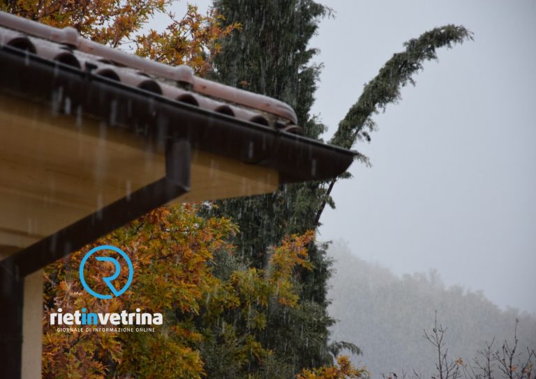 La neve è arrivata a Vazia