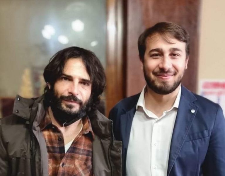 Marco Bocci a Rieti per le riprese di un nuovo film