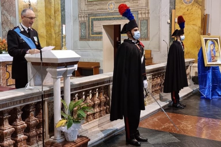 Poggio Mirteto, i Carabinieri festeggiano la Virgo Fidelis. Messa celebrata da Mandara