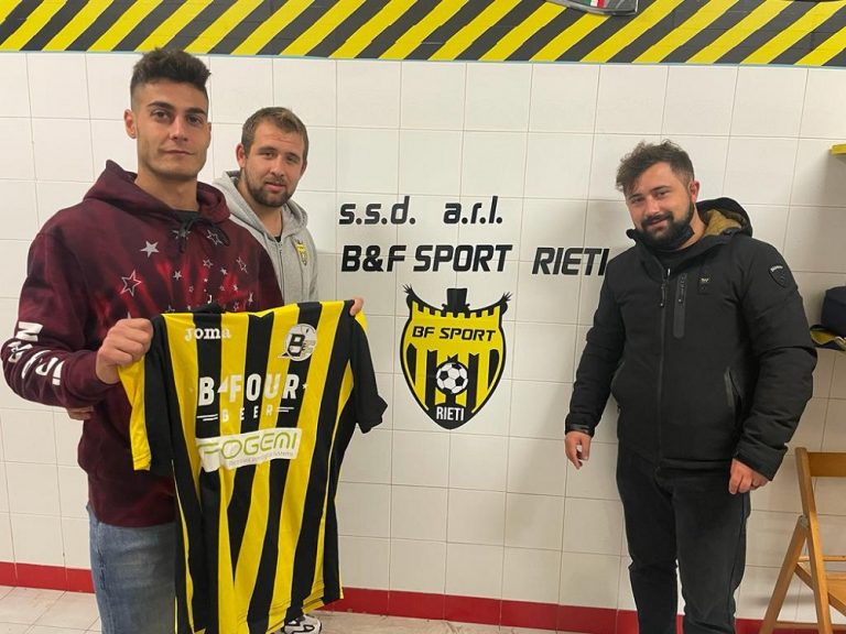 Federico Poddesu è un nuovo centrocampista della BF Sport Rieti