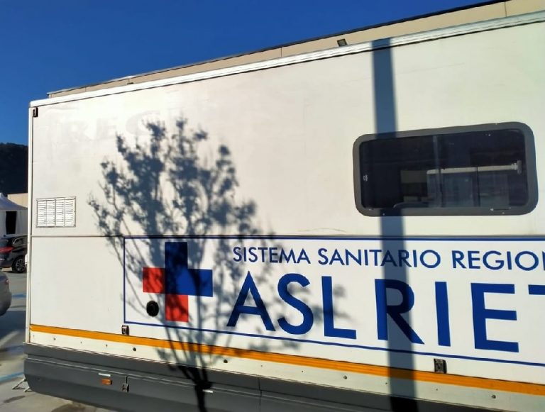 Il 25 aprile a Castelnuovo di Farfa camper ASL per screening diabete, K-Colon retto, HPV ed ecografie mammarie