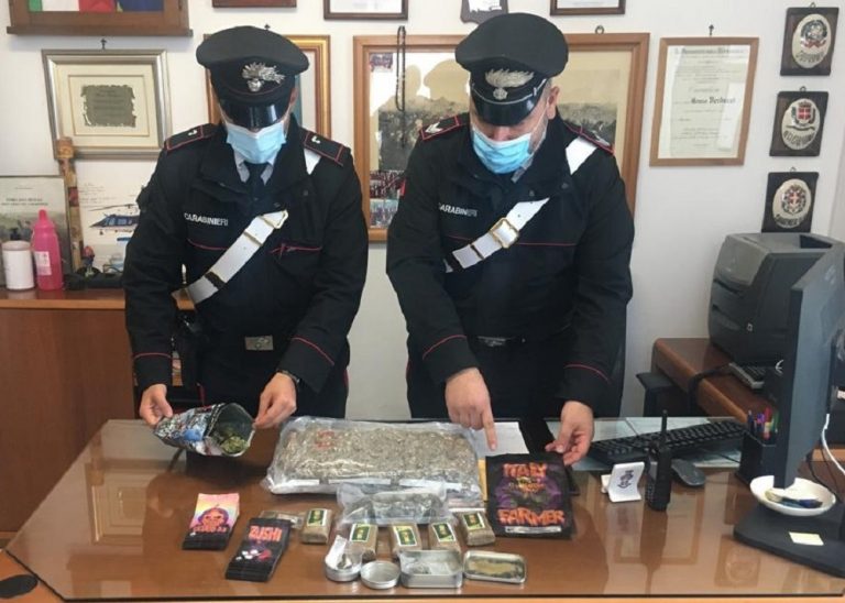 Carabinieri arrestano 19enne padovano in flagranza di reato. Aveva 1,7 chili di droga