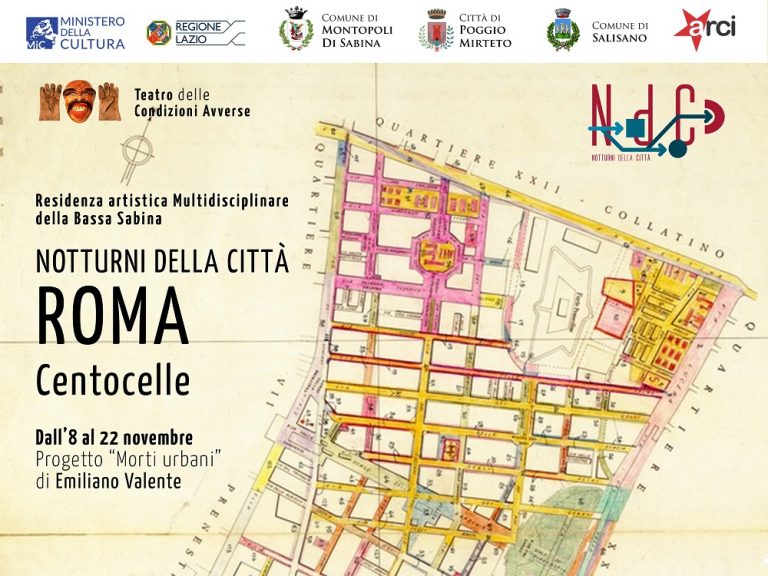 Residenza Multidisciplinare Bassa Sabina, in scena l’attore e drammaturgo Emiliano Valente