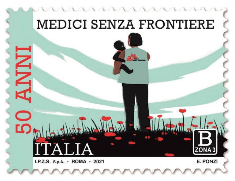 Poste Italiane, emesso un francobollo dedicato a Medici Senza Frontiere