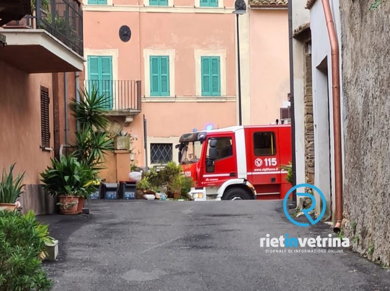 Un uomo ha perso la vita nell’incendio dell’abitazione a Castelnuovo di Farfa