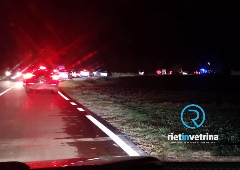 SP45 Tancia bloccata per un incidente stradale. Lunga coda e soccorsi sul posto