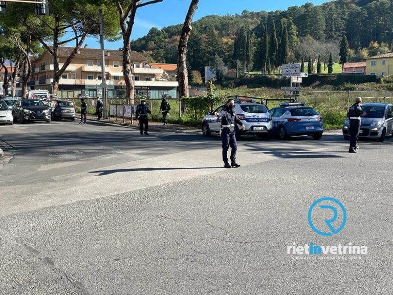 Incidente a Porta d’Arce incrocio via Salaria per L’Aquila