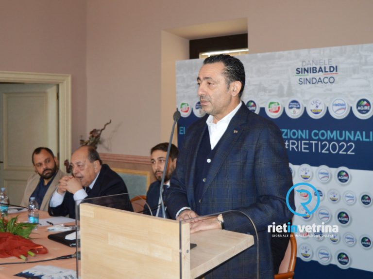 Trancassini: “La candidatura di Sinibaldi a sindaco di Rieti è una bella pagina per la politica. Merita questa opportunità”