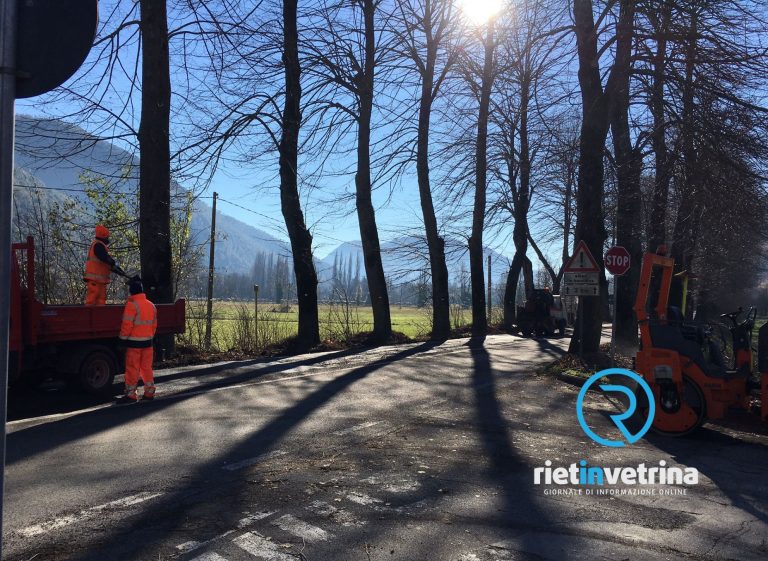 Eseguiti lavori di bitumatura nel tratto Fonte Cottorella – Maglianello