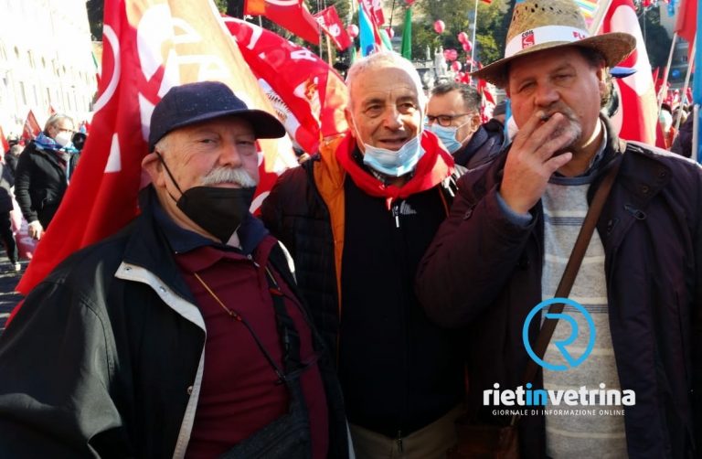 Sciopero 16 dicembre, grande partecipazione di tutte le categorie CGIL Rieti e servizi