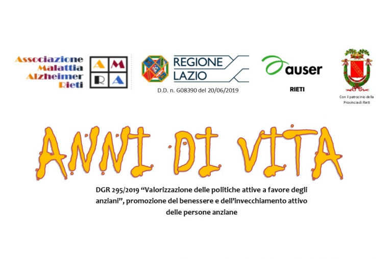 Progetto “Anni di Vita”, incontri per una buona alimentazione