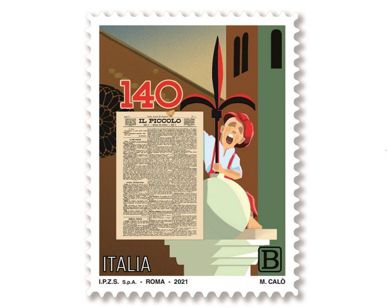 Emesso francobollo dedicato al quotidiano “Il Piccolo” a 140 anni dalla fondazione