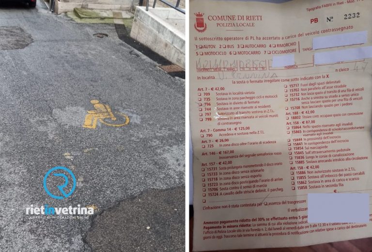 SEI TU IL REPORTER – Sono un invalido multato perchè in sosta su un parcheggio giallo non più ritenuto tale