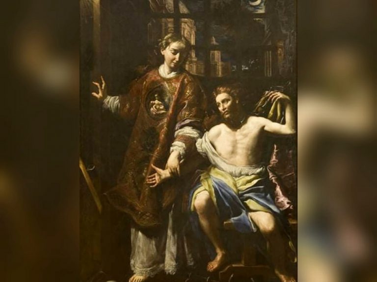 Opera conservata al Museo Civico di Rieti a Lucca in una mostra  curata da Vittorio Sgarbi