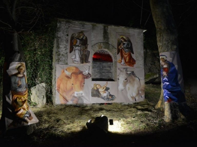 L’11 dicembre a Cantalice inaugurazione de il “Presepio tra i Platani”