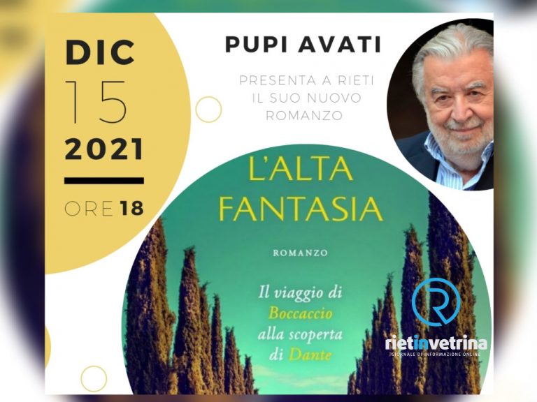 Pupi Avati a Rieti, mercoledi 15 dicembre
