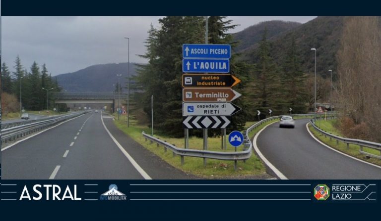 Fino all’11 dicembre chiuso tratto stradale tra Nucleo Industriale e Santa Rufina