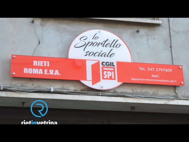 ► VIDEO – Con lo sportello sociale lo SPI CGIL Rieti ancora più vicino alle fragilità