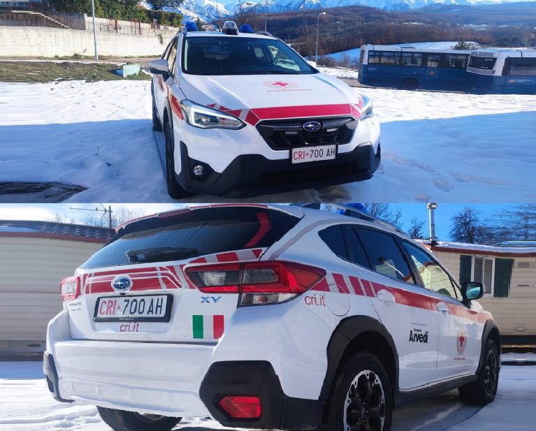 L’Unità di Amatrice della Croce Rossa Italiana si arricchisce della nuova Subaru XV