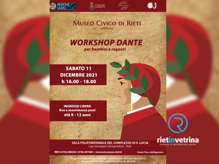 Workshop Dante, per celebrare con i bambini il sommo poeta