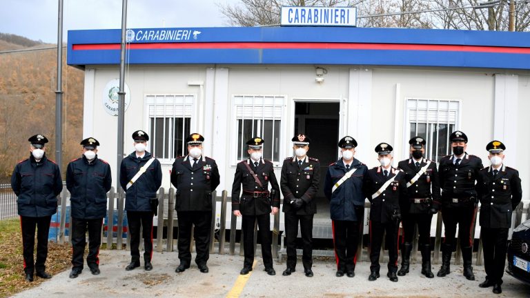 Il Generale di Divisione Antonio de Vita, in visita ai militari di Amatrice, Accumoli e Cittaducale