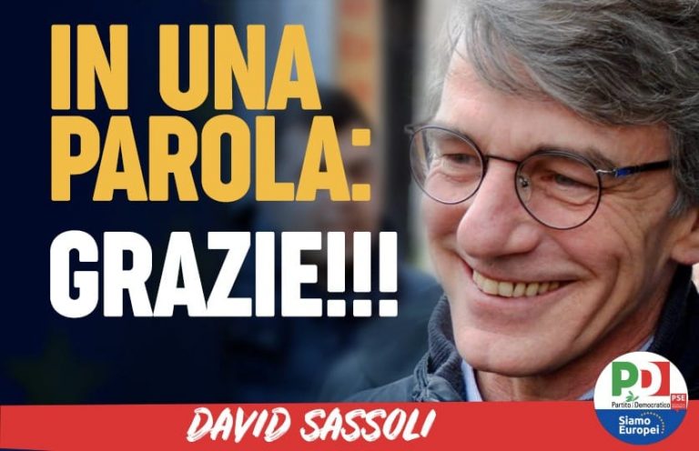 Il PD di Cantalupo in Sabina intitola il proprio Circolo a David Sassoli
