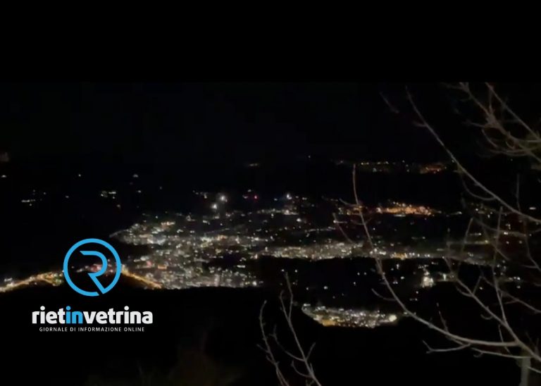 VIDEO – Il Capodanno reatino visto dall’alto