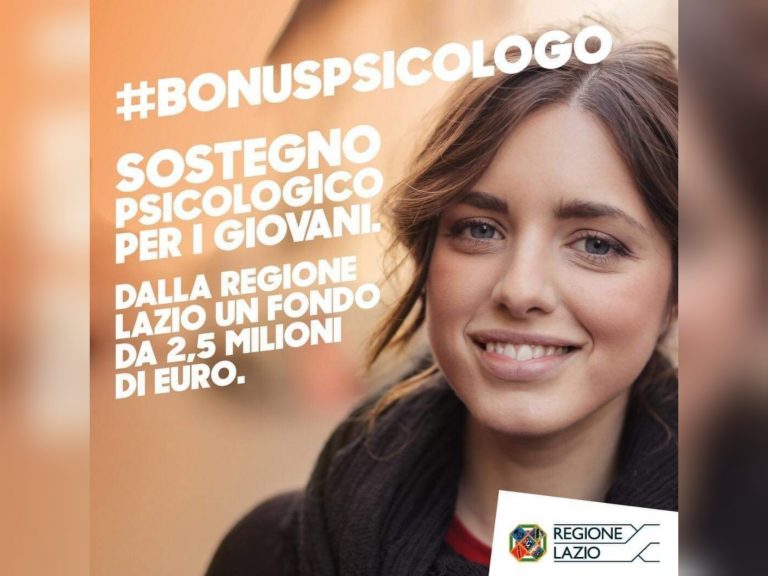 La Regione Lazio istituisce un fondo rivolto ai giovani dedicato alle cure per la salute mentale