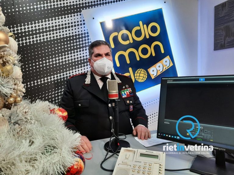 Consuntivo attività svolta dai Carabinieri di Rieti nel 2021. Il comandante Bellini ringrazia i collaboratori per gli ottimi risultati