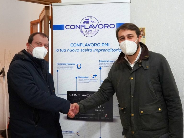 Daniele Sinibaldi incontra Conflavoro PMI Rieti