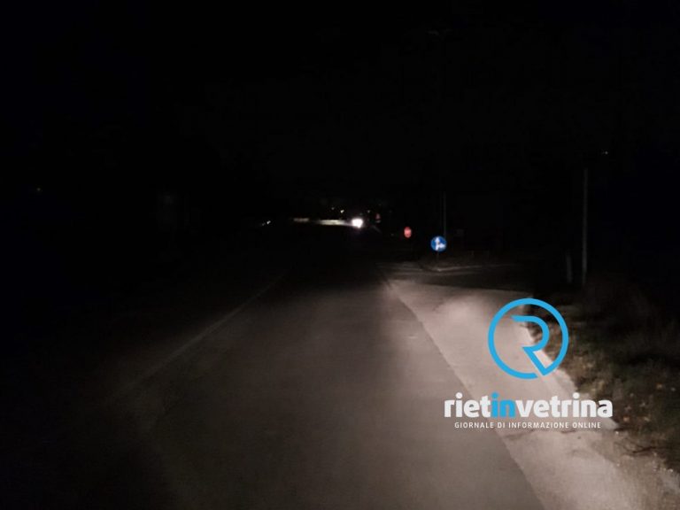 SEI TU IL REPORTER di Rietinvetrina – Marco: “L’illuminazione pubblica di Piani San Filippo di Contigliano non funziona. Zona nel totale buio”