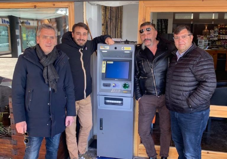 Il Terminillo ha il suo nuovo bancomat-ATM grazie  all’iniziativa di un imprenditore associato Conflavoro PMI Rieti