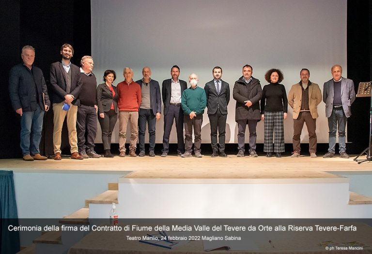 Contratto di Fiume della Media Valle del Tevere da Orte alla Riserva Tevere-Farfa,  firmato l’accordo