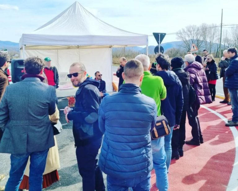 Inaugurata la nuova rotatoria di Chiesa Nuova